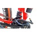 Bicycle Mercedes Benz Black Red on alloy wheels with 3 spoke wheels Bicycle Mercedes Benz Black Red on alloy wheels with 3 spoke wheels